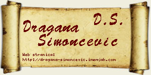 Dragana Simončević vizit kartica